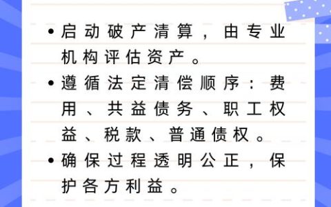 有限公司破产无力偿还债务：清算流程与应对策略