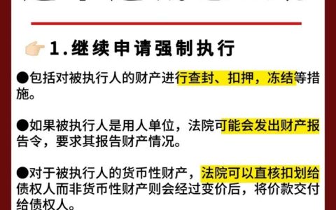 强制执行后对方无力偿还怎么办？3个实用解决步骤