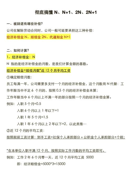 劳动法N+1赔偿全解析：不满一年如何计算与维权？