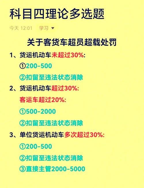 超载2人怎么罚款：扣分标准与实务应对