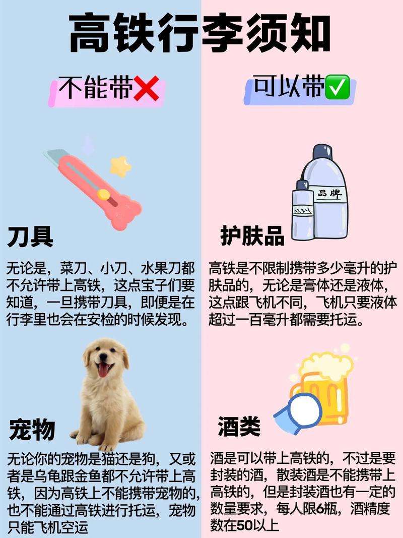高铁违禁物品解析：安全规定与实用指南