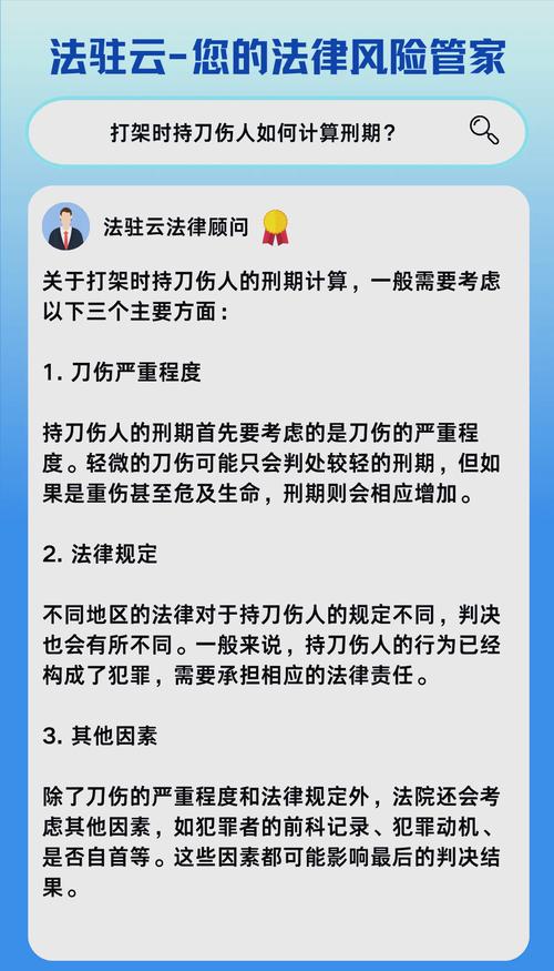 持刀伤人刑罚几何律师解读故意伤害的法律边界