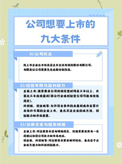 公司上市条件全解析与流程中的法律风险防范