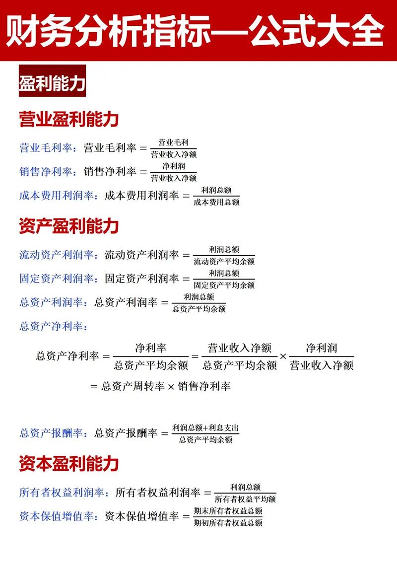 财务指标全解析与企业经营决策实用指南