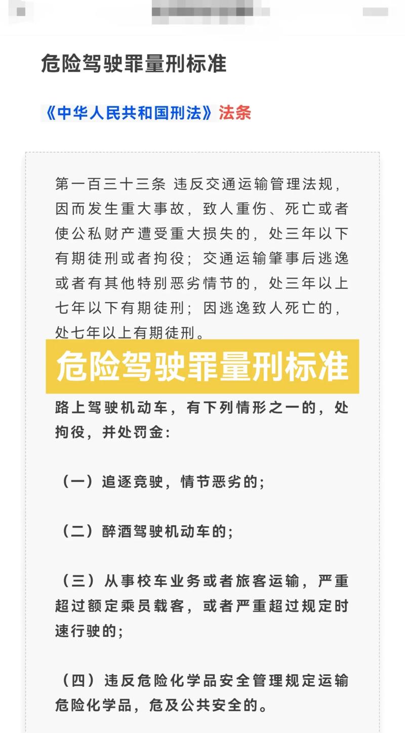 危险驾驶罪认定标准与处罚全解析
