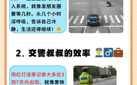 闯红灯后怎么处理扣分、罚款与补救指南