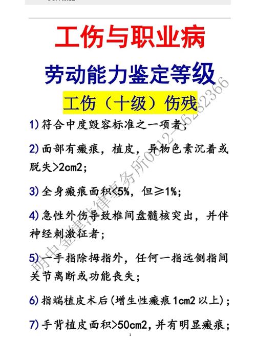 伤残等级鉴定标准详解：1-10级评定与赔偿全指南