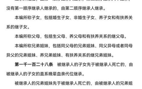 民法典继承编详解：遗产继承顺序与分配原则