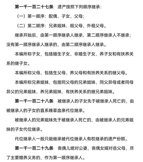 民法典继承编详解：遗产继承顺序与分配原则