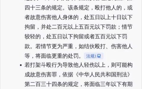 打架致轻微伤的法律后果：判罚标准与赔偿范围全解析