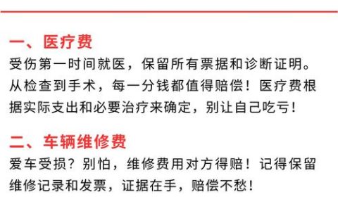 交通事故全责下的赔偿指南：打车费与交通费如何索赔