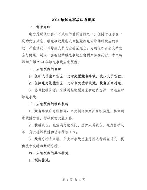 2024年触电身亡赔偿标准与索赔指南