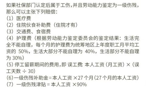 工伤十级伤残赔偿标准：金额如何算？