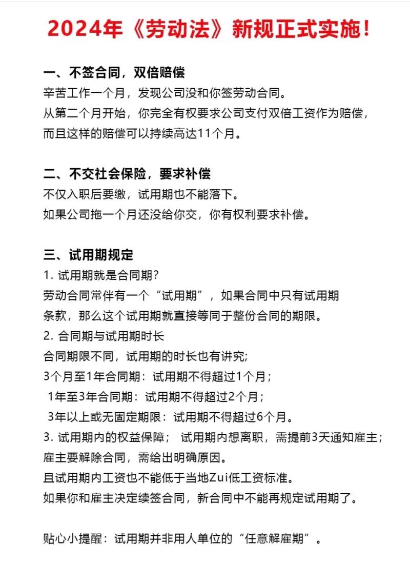 2024年劳动法新规解读：权益保障与实用指南