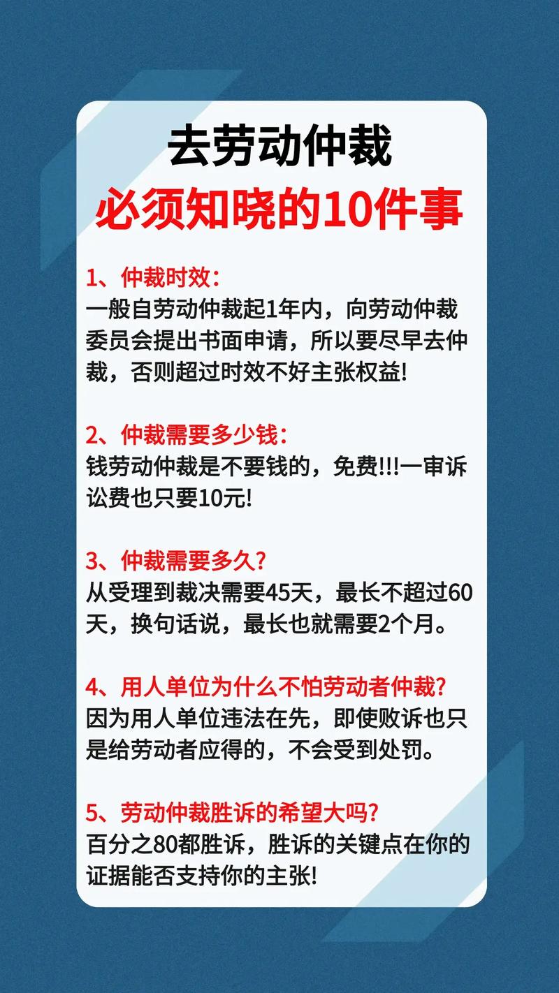劳动仲裁官司费用全解析与隐藏成本揭秘