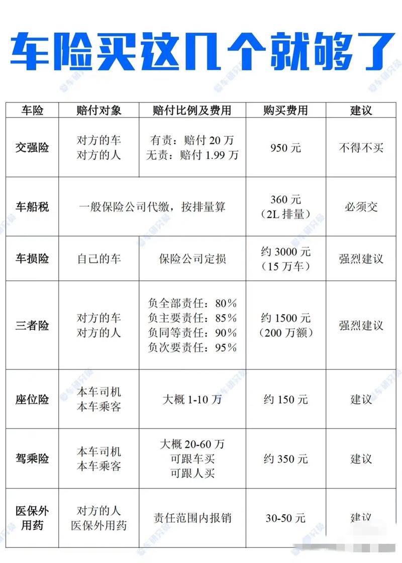 车险必买三险指南：省钱又安心