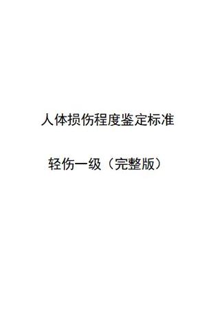 轻伤鉴定标准与法律责任全解析