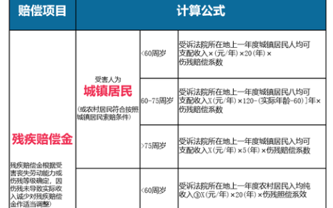 交通意外九级伤残赔偿标准全解析