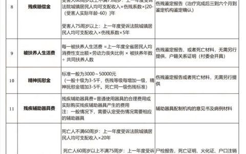 上海交通事故伤残赔偿标准与实务指南