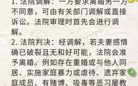 一方不同意离婚：法律路径与实务应对全解