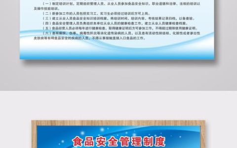 食品企业安全管理制度构建实务指南