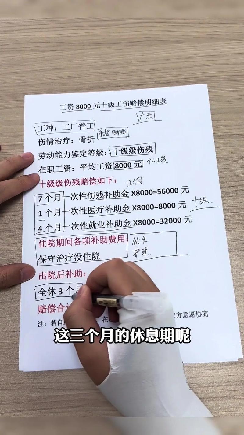 工地骨折赔偿标准与维权指南