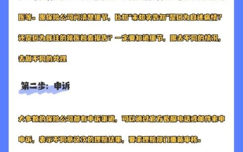 保险公司拒赔后的有效应对策略与维权指南