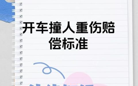被车撞了轻伤赔偿标准与流程详解