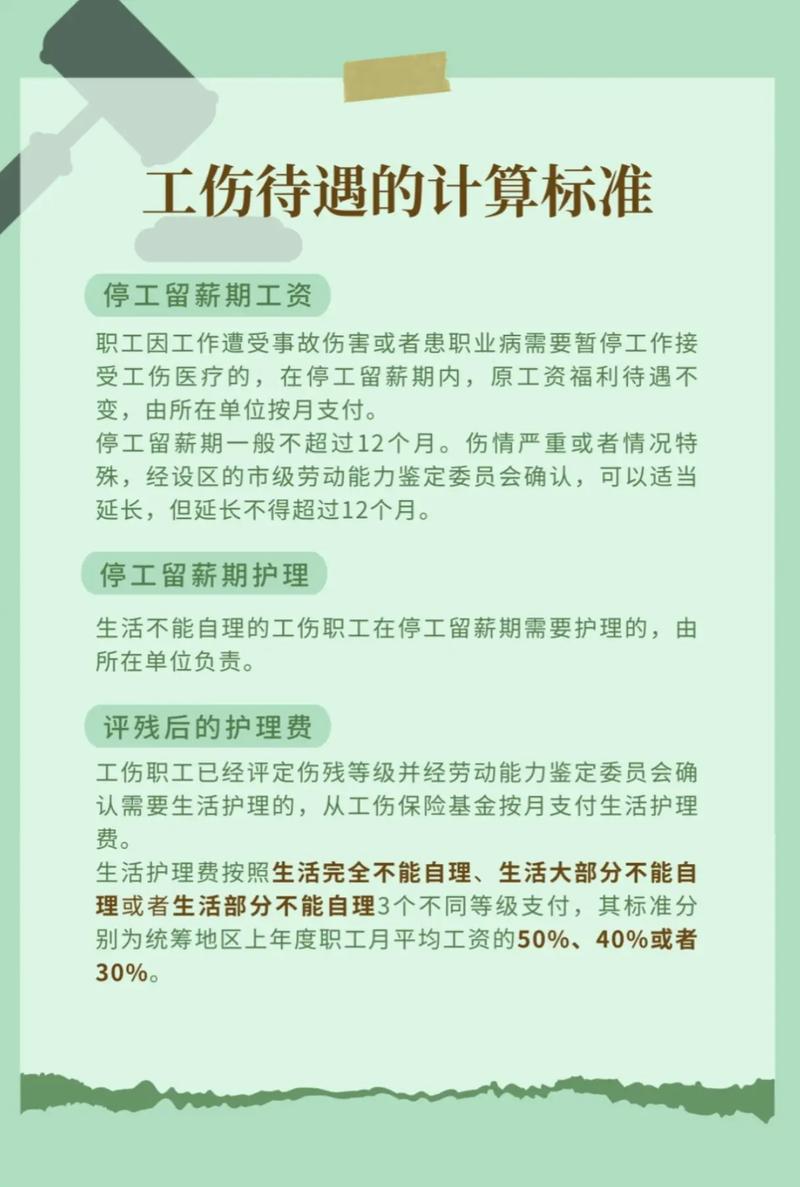 工伤赔偿标准详解：计算方法与实操指南