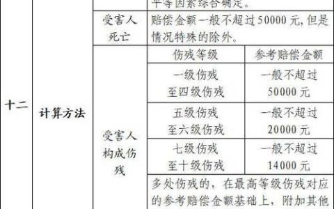 2025年交通事故赔偿标准详解