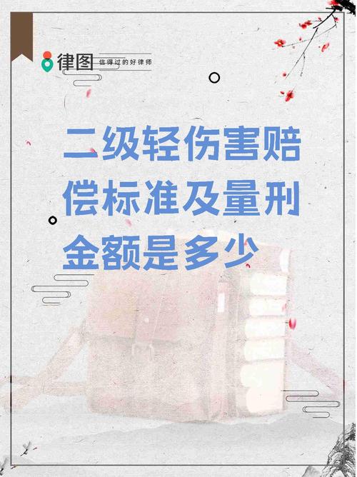 轻伤二级赔偿标准及计算方法详解