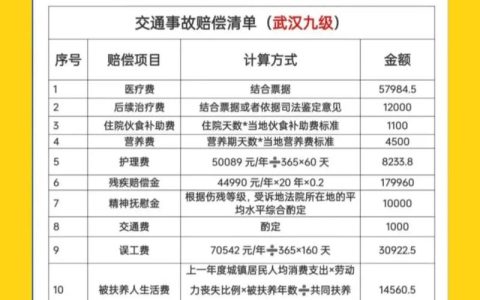 工伤九级伤残赔偿全解析：资深律师为您划重点