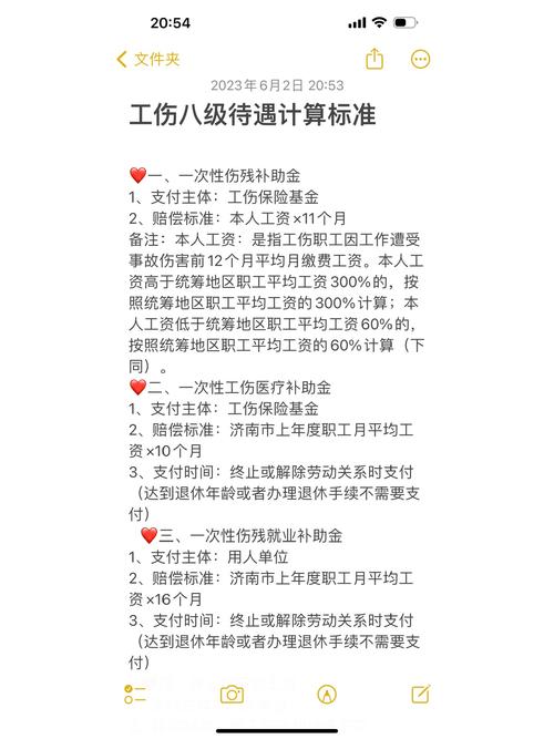 工伤赔偿标准全解析