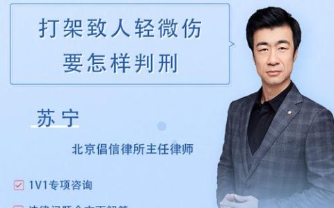 打架致人轻微伤的法律责任与赔偿标准