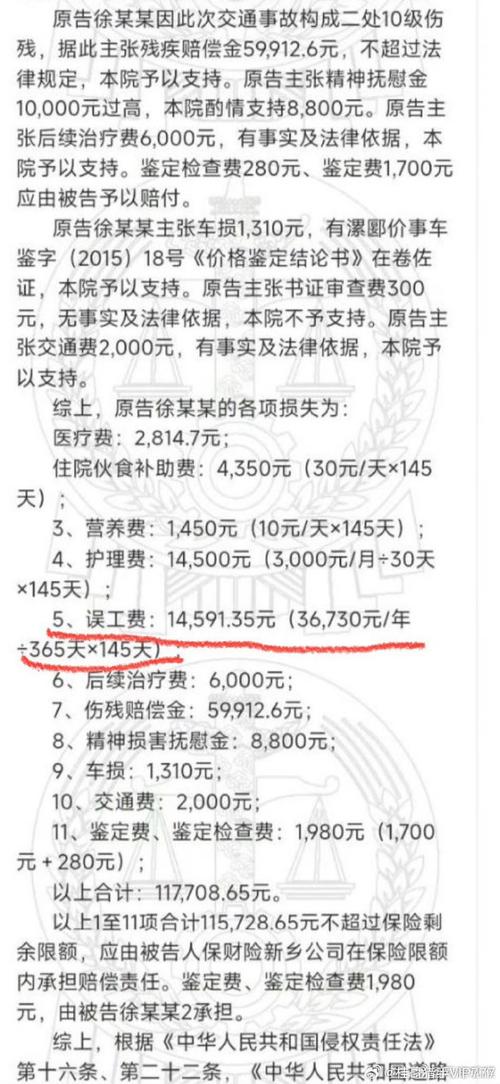2024年误工费赔偿标准详解