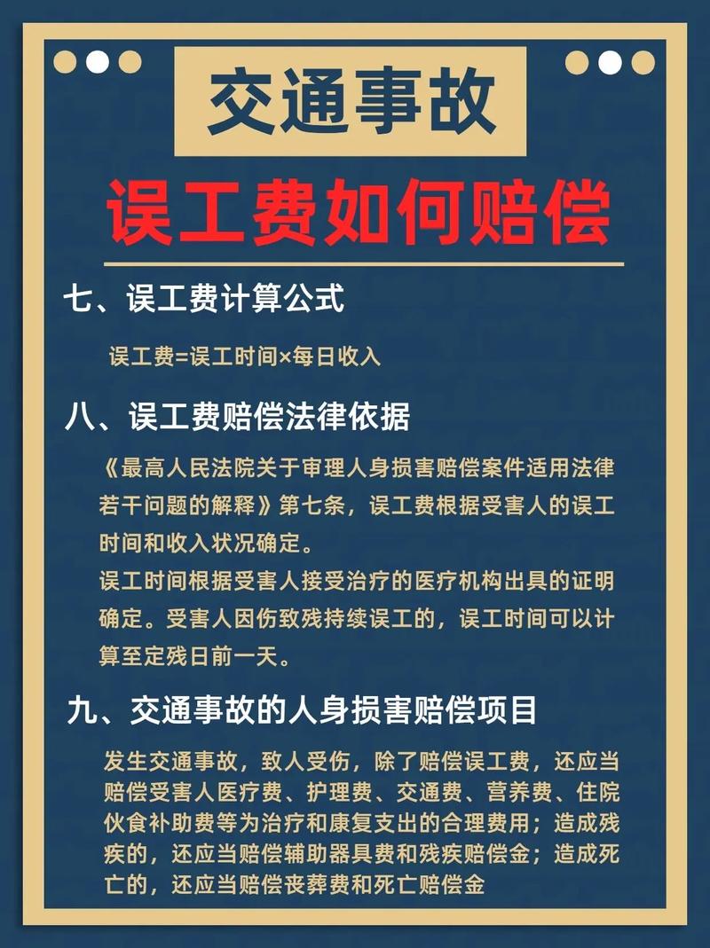 误工费计算标准与索赔指南