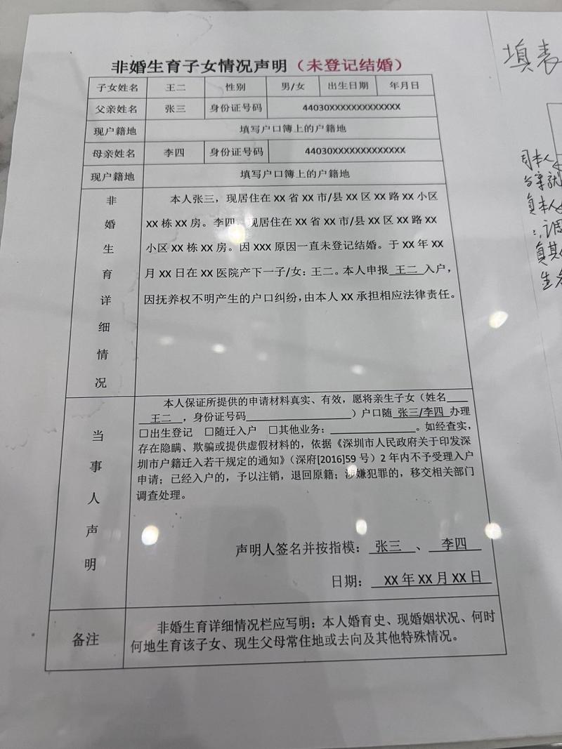 非婚生子如何证明？权威解读办证落户全攻略