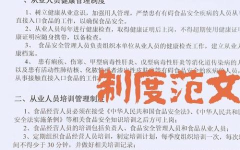 守护舌尖安全：食品企业合规管理制度深度解析