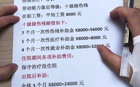 工伤十级赔偿标准详解与维权指引