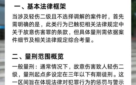 轻伤二级调解失败后？法律程序与应对策略全解析