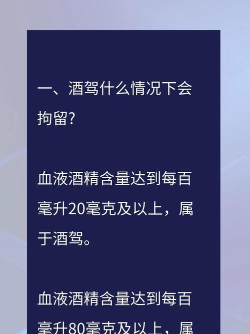 酒后勿存侥幸：详解2025酒驾醉驾处罚与新标