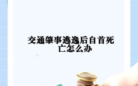 肇事逃逸后次日自首：是救赎还是更深的法律漩涡？