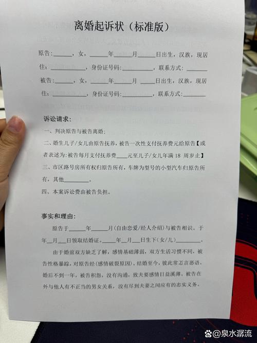 资深律师详解：如何写出规范有效的离婚起诉状