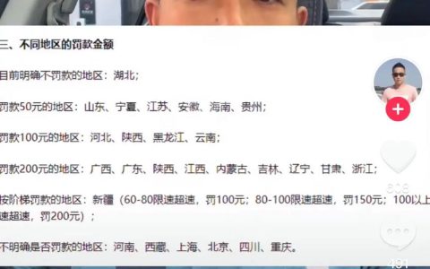 新交规超速处罚详解：不扣分不等于不罚款