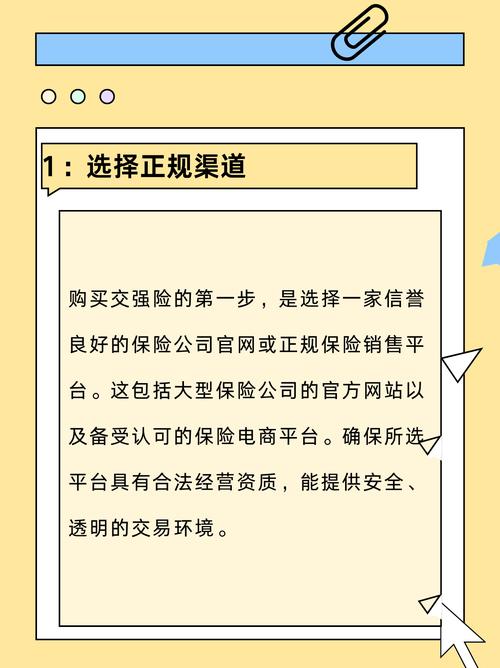 交强险可以单独购买吗？权威指南助您选对渠道