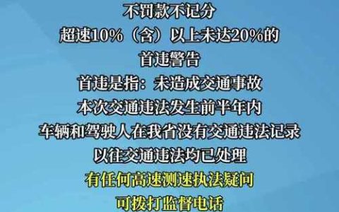 最新超速处罚全解：罚款扣分标准与处理指南