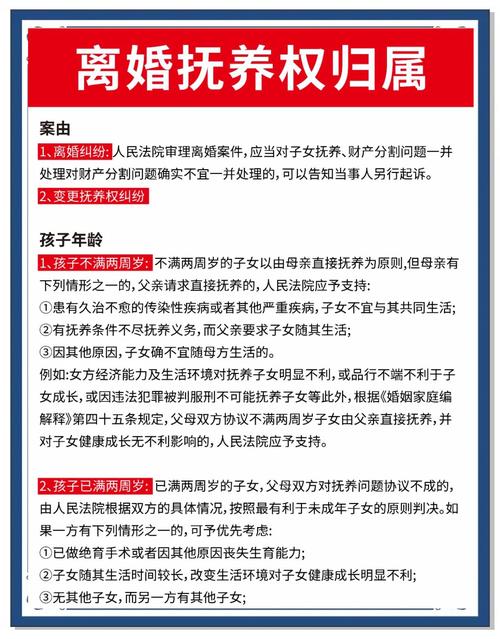 守护孩子未来：离婚抚养权判决核心标准深度解读
