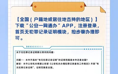 网上办无犯罪证明：流程详解与注意事项