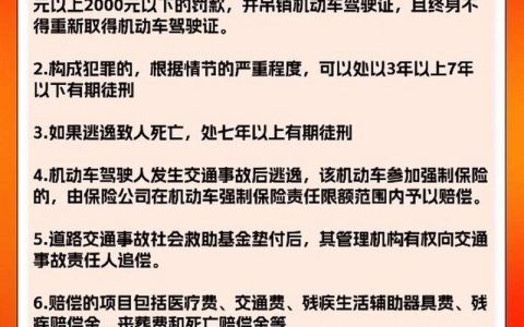 交通肇事后逃逸？法律的严惩与代价