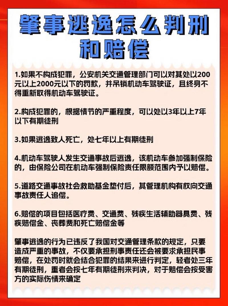 交通肇事后逃逸？法律的严惩与代价